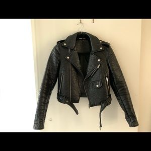 Faux Leather Jacket